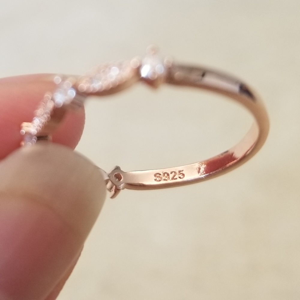 18k Gold Over Sterling Band - Picture 7 of 9
